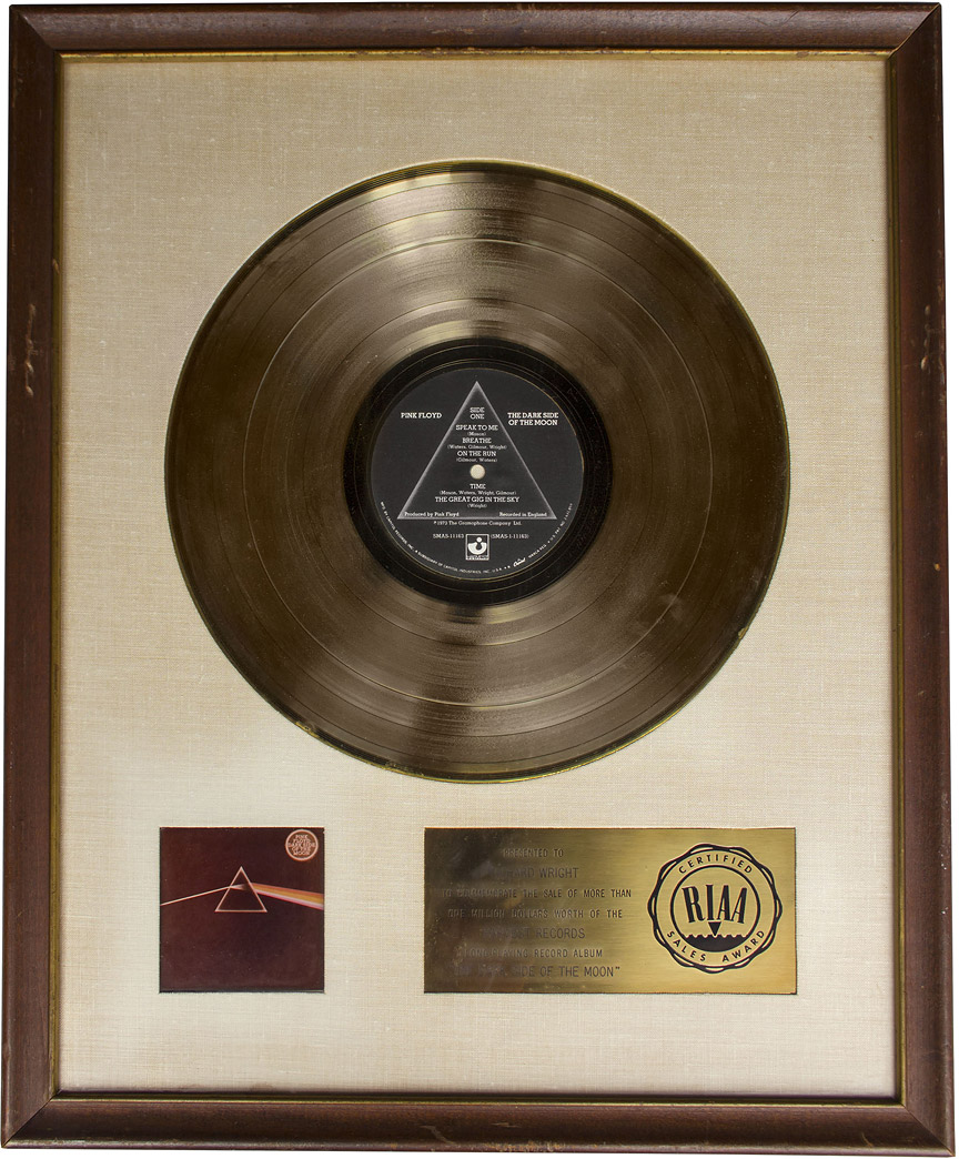 gold disc frames Arctic Monkeys Firmado Disco de Oro 75 