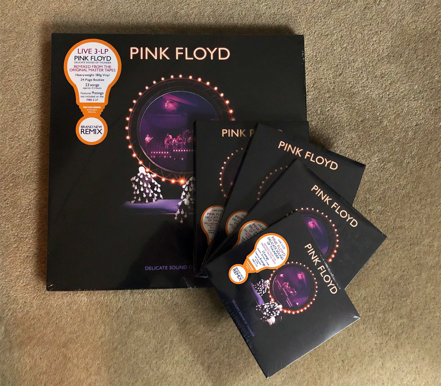 Pink Floyd Delicate Sound of Thunder 2020 Release 3 LP