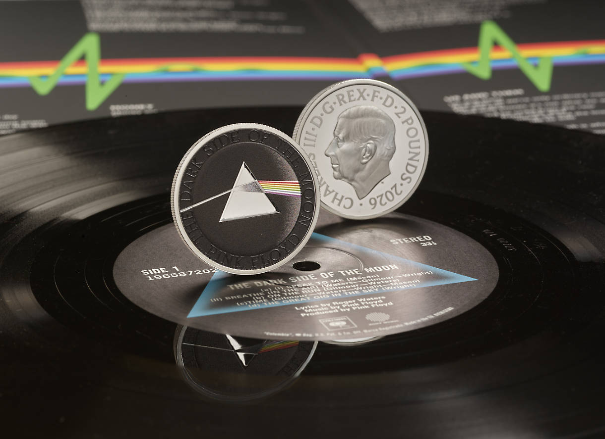 Royal Mint The Dark Side of the Moon coin
